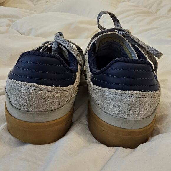 Adidas Busenitz Grey Navy Gum Suede Skate Shoes Sneakers Men 8.5 Women 10 main image 4